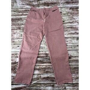 Gloria Vanderbilt Women's Amanda Straight Mauve Jeans Size 16